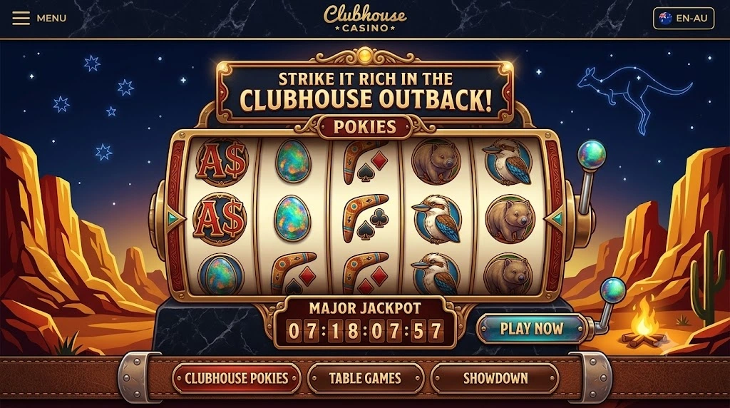 The Clubhouse Login Page